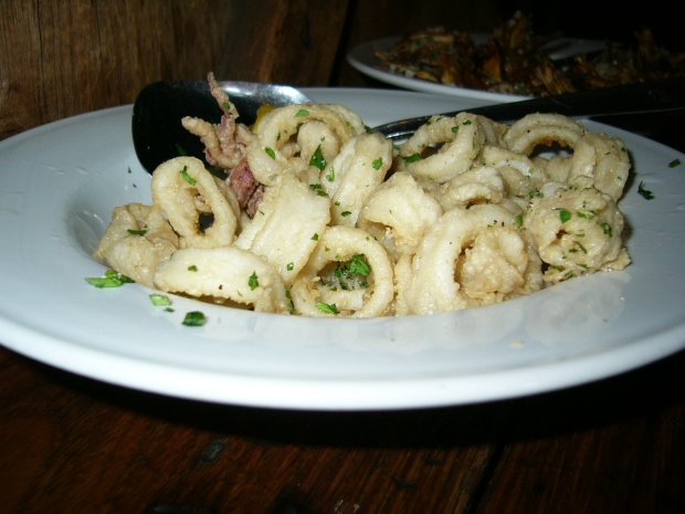 Calamari fritti at Palma